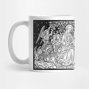 Jesus, Mary, and Angels Mug